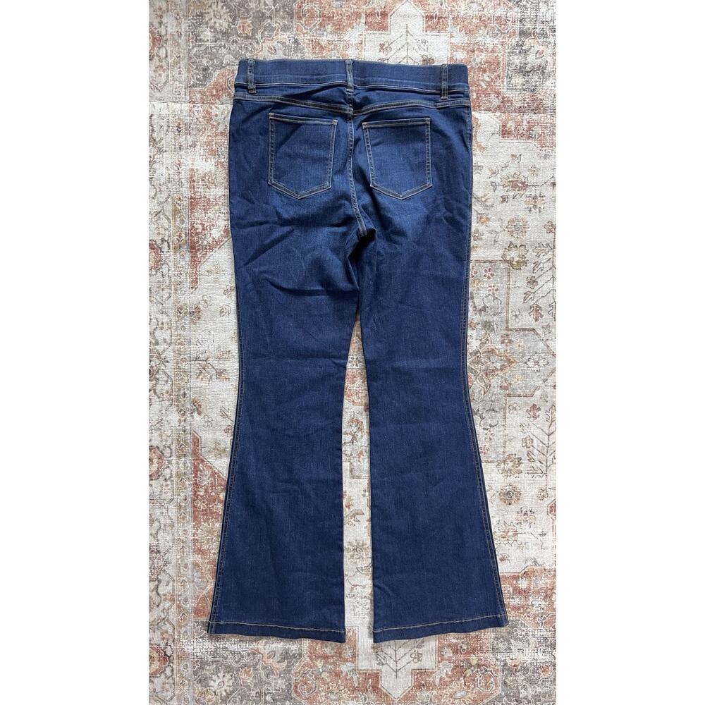 Spanx Flare Jeans Midnight Shade Womens Size XL Pull On Pants Stretch NWT - Picture 8 of 8